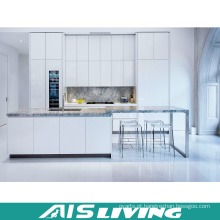 Laca branca com mobília dos armários da cozinha de quartzo (AIS-K348)